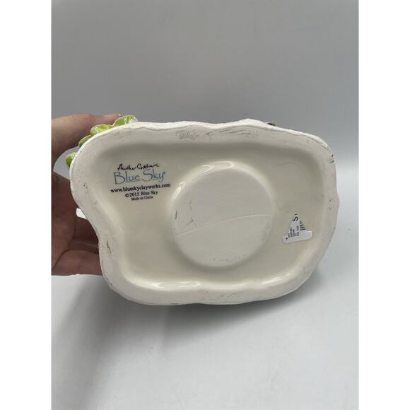 2015 Heather Goldminc Christmas Village Snow Cottage Tea Light Candle Holder - Picture 11 of 12